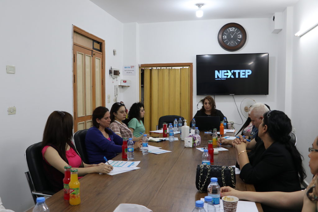 Nextep Launches the Dialogue Portal Project With a Dialogue Session on Reaching a Safe Working Environments for Women in Northeast Syria.